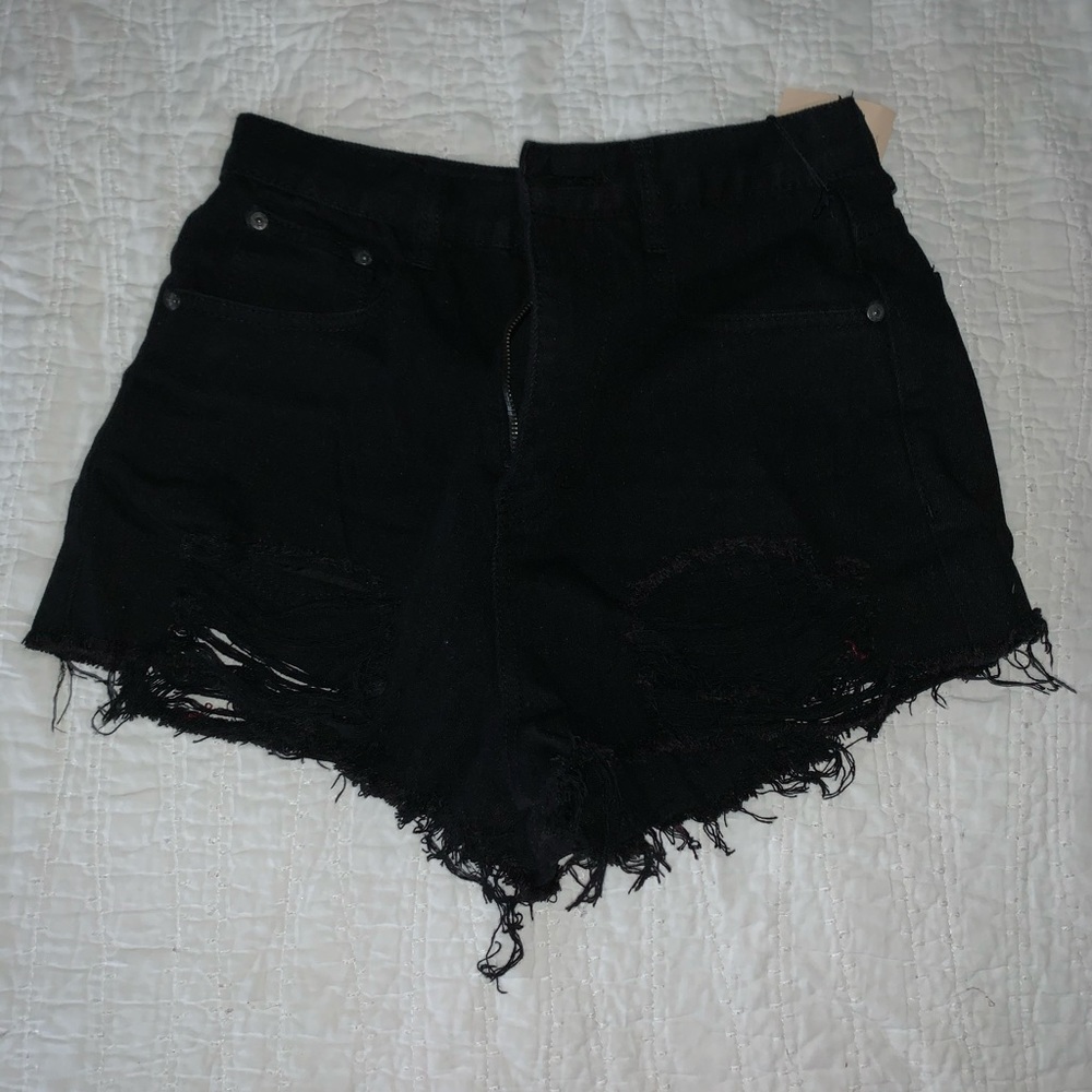 Super down jean shorts